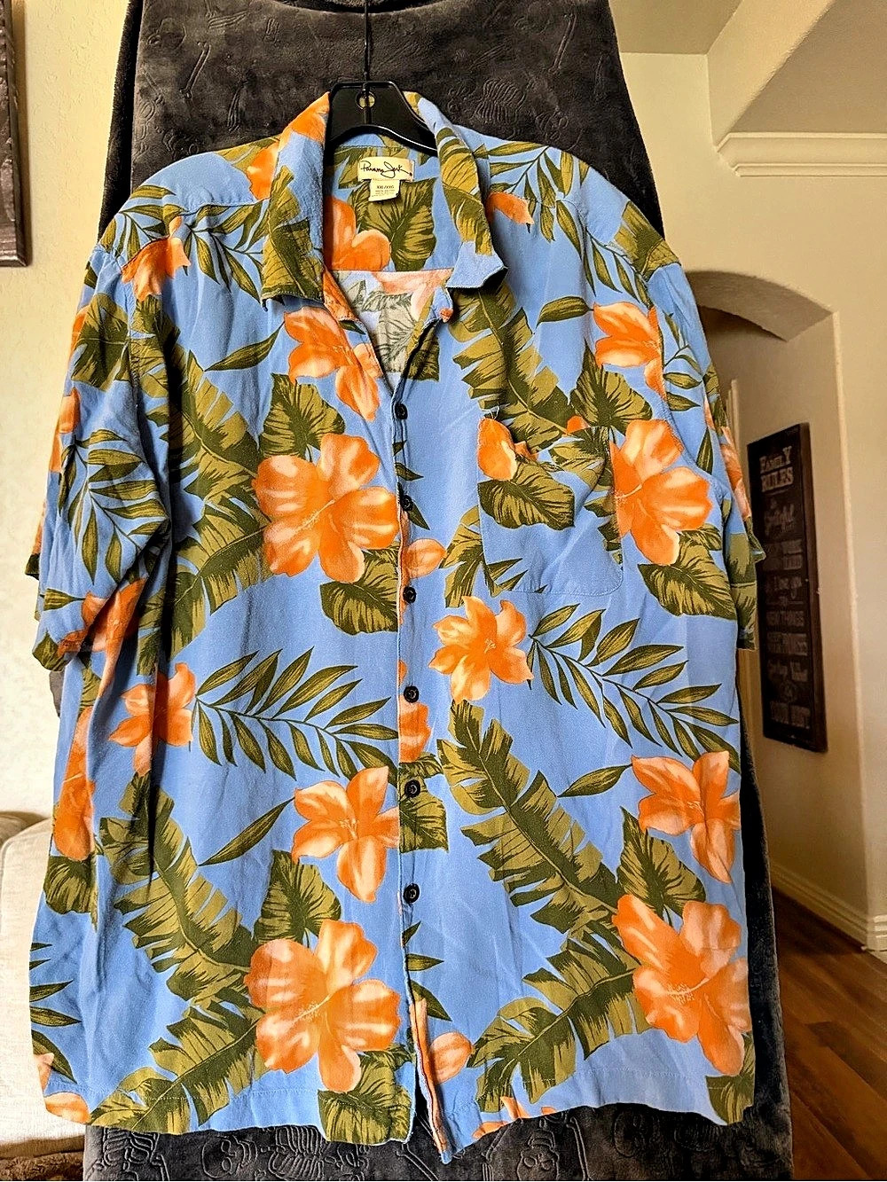 Rayon Floral Shirt Size XL/XXG Like New